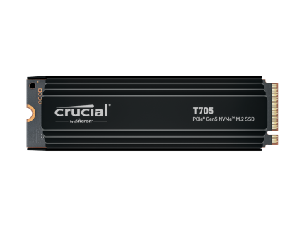 Dysk wewnętrzny Crucial 4TB M.2 PCIe Gen5 NVMe T705 Heatsink